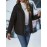 Plus Size, Women's Plus Size Elegant Hooded Jacket - All-Season Lightweight Coat with Collar & Umbrella Hem, Structured H-Line Silhouette, Machine Washable Durable Fabric - Office, Party, Wedding Coat for Professional & Casual Attire (No Belt